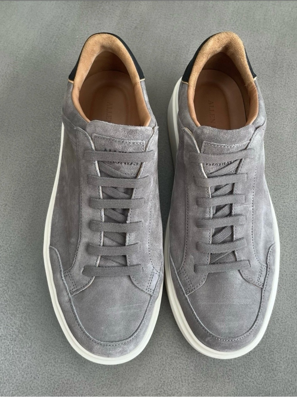 Allen Edmonds Oliver Slip-on
Stretch-lace Sneaker in GreySuede
Size 9.5. 3E - Picture 8 of 11